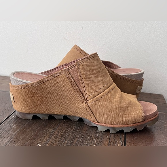 Sorel Joanie II Wedge Mule Sandals Womens size 9 - Picture 4 of 8
